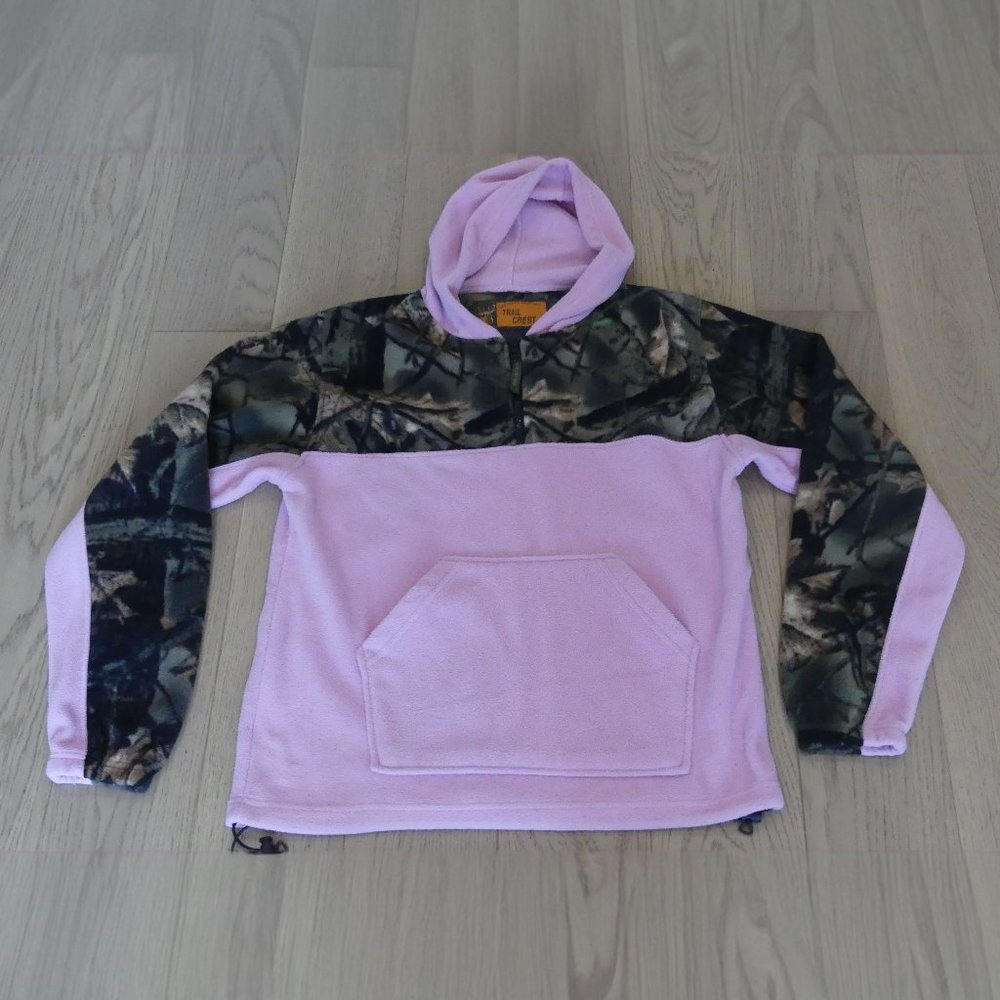 Americas Best Buy Trail Crest Highland Timber Camo Half Zip Fleece Sweater